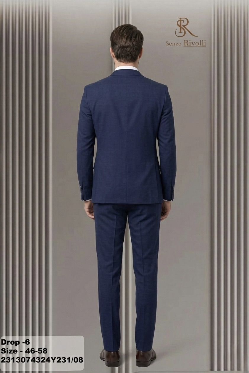 Costume Bleu Marine Premium