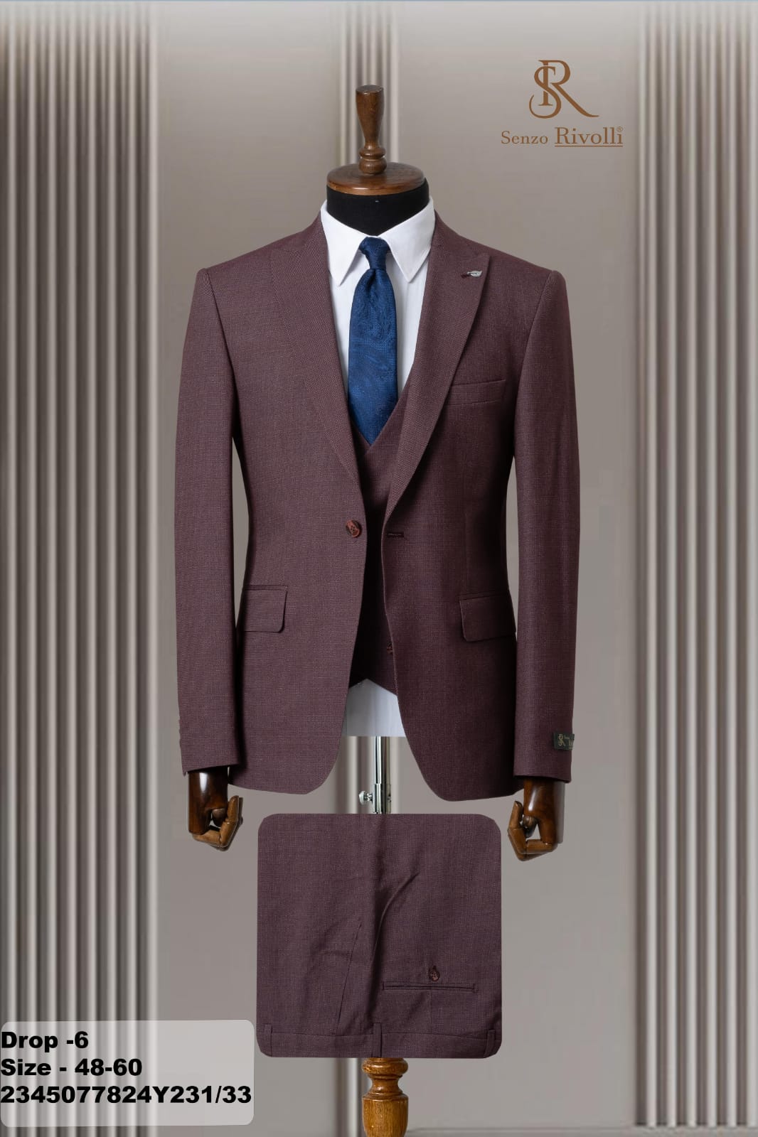 Costume Bordeaux Premium